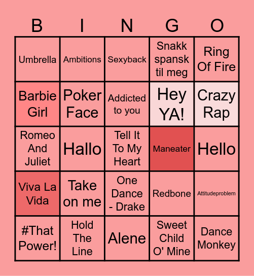 SOMMERFEST 😎🍹🥂 Bingo Card