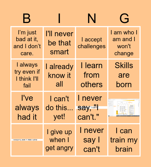 Growth vs Fx Bingo Card