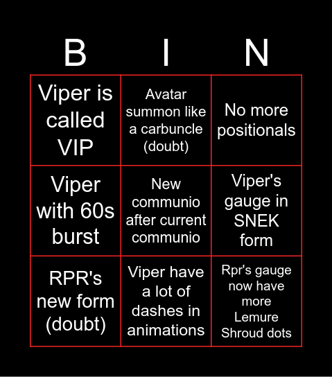 job trailer bingo Card