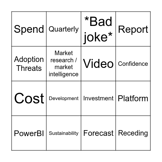 Ferdi Bingo Card