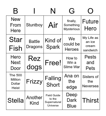 MCBA BINGO Card