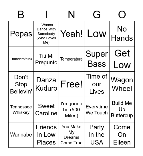Ambient Base Company Meeting Bingo Card