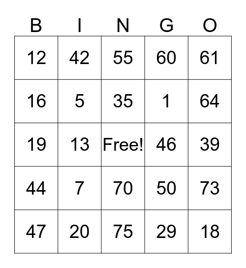 Rosemary's 60th BINGO Bash Bingo Card