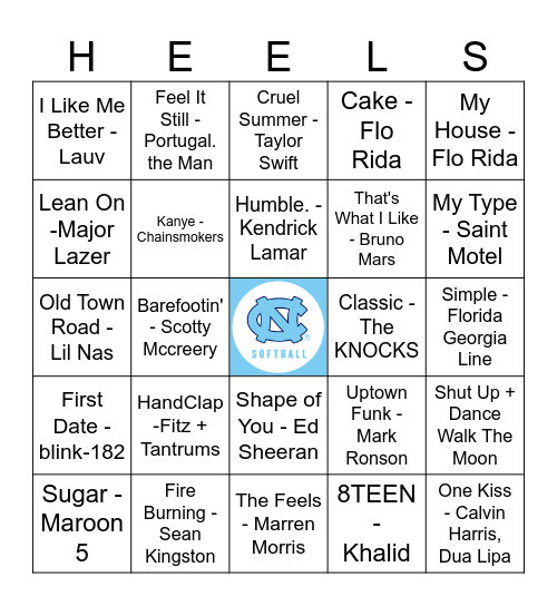 2020s POP Bingo Card