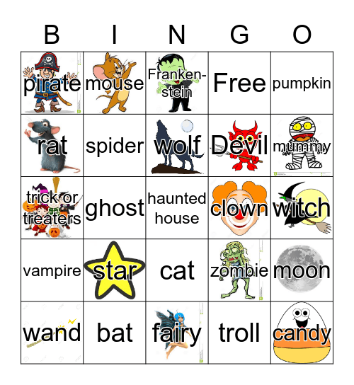 Halloween bingo  Bingo Card