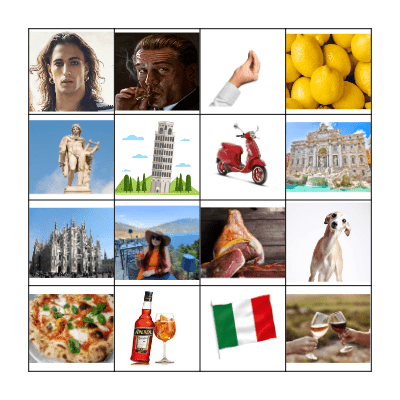 Italy Bingo! Bingo Card