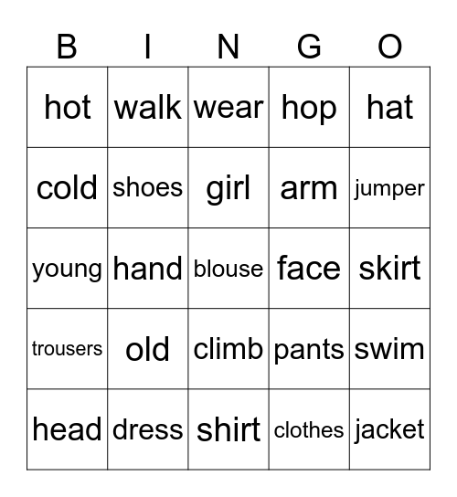 Revision 3 Bingo Card