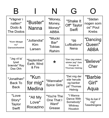 Conni's bingo Card