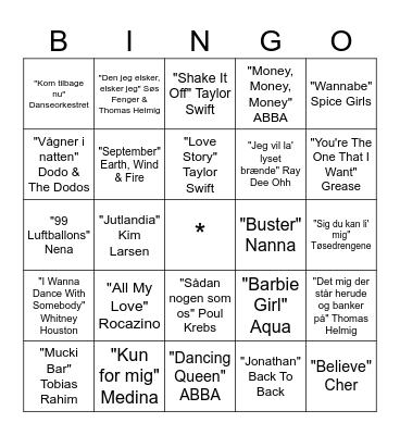 Conni's bingo Card