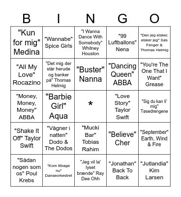 Conni's bingo Card