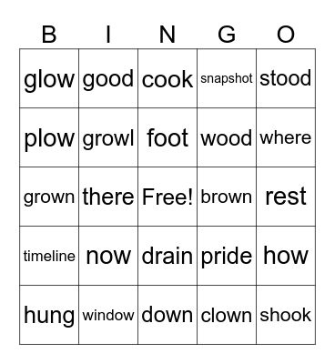 Level 29 Bingo Card