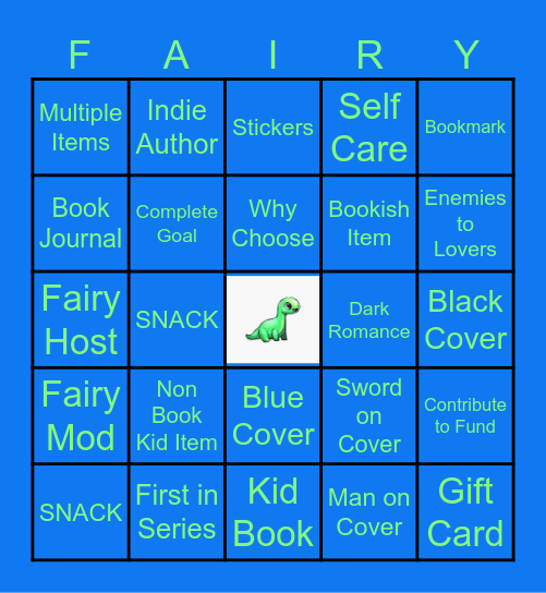 FAIRY Bingo Card