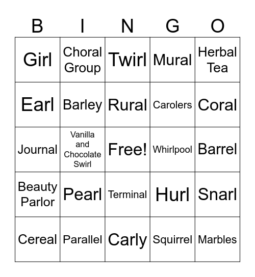 /rl/ Blends Bingo Card