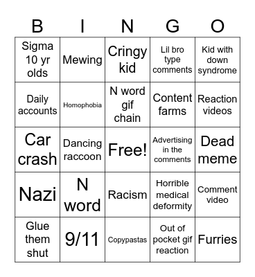 IG reels rice field Bingo Card