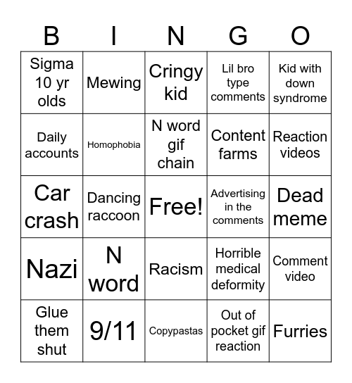 IG reels rice field Bingo Card