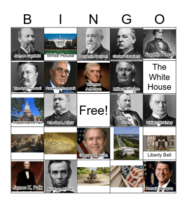 President Bingo Card