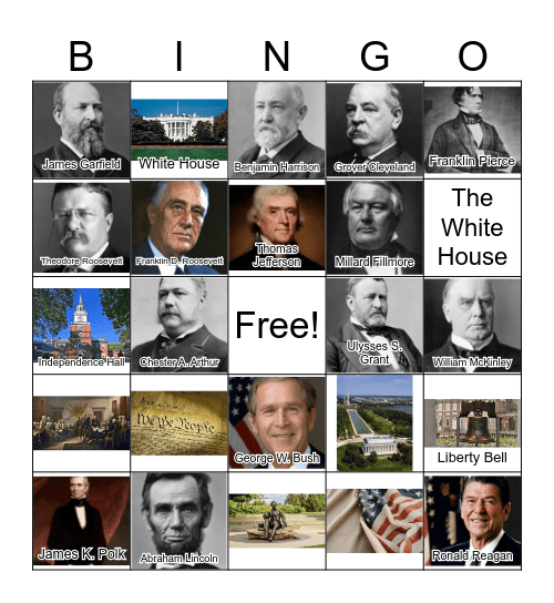 President Bingo Card