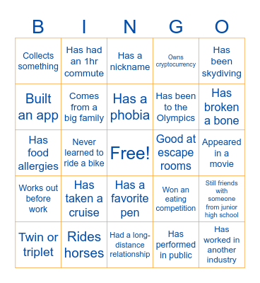 #1PMM Summer Bash Bingo Card
