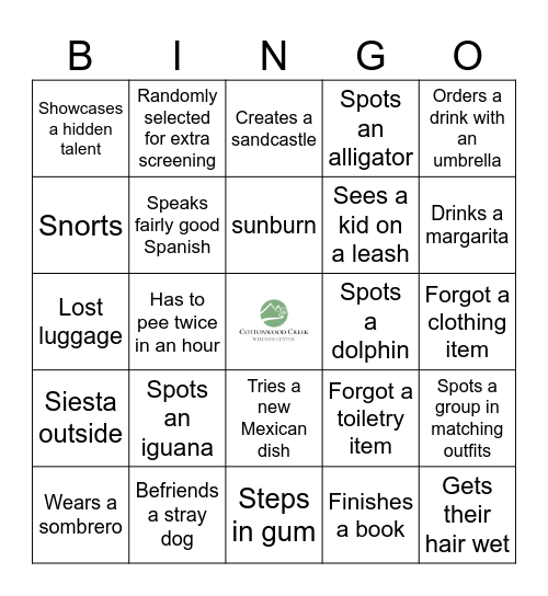 CCWC Retreat! Bingo Card