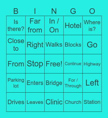 Unit 8 Bingo #2 Bingo Card