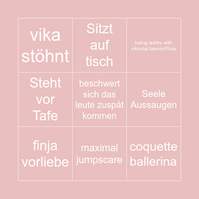 Herr Aßmann Bingo Card