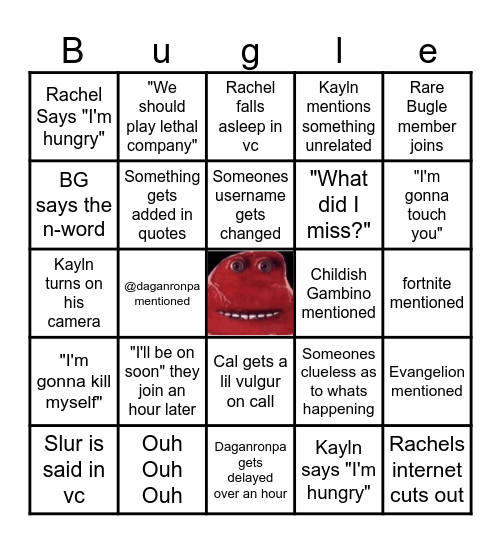 The Bungalow Bingo Card