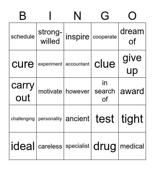 518 10 Bingo Card