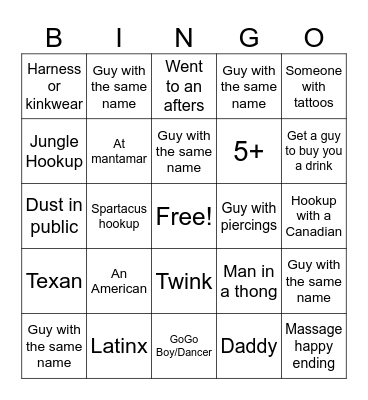 Bible Study Bingo Card