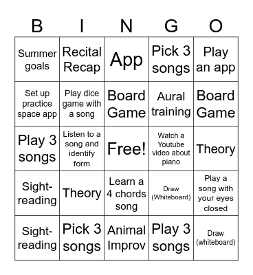 Spring Studio Bingo (Virtual Edition) Bingo Card