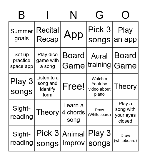 Spring Studio Bingo (Virtual Edition) Bingo Card