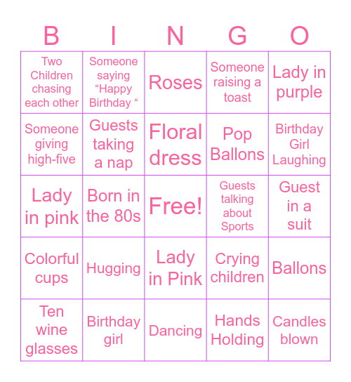 Turning One Bingo Card