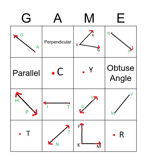 L,R, LS, A Bingo Card