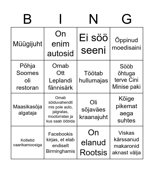 Pulmabingo Card