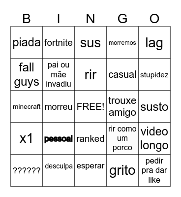 mr plat Bingo Card