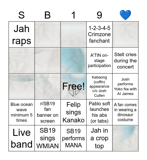 PAGTATAG! Finale BINGO Card