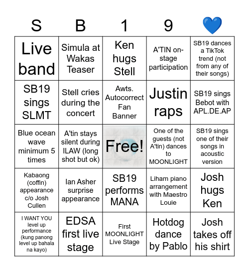 PAGTATAG! Finale BINGO Card