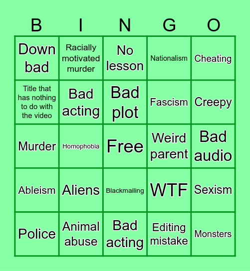 A Tomorrow's Teachings bingo card Bingo Card