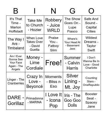 Bingo #04 Bingo Card