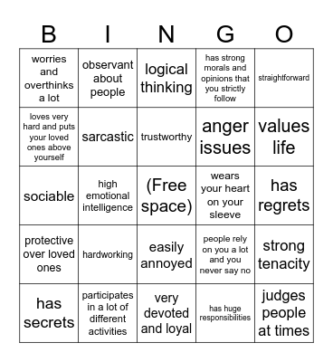 Akane (tbhk) kinnie Bingo Card