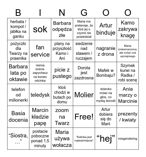 1807 Bingo Card