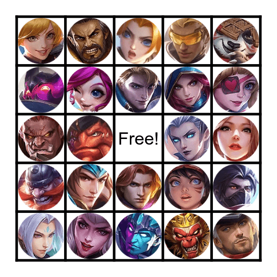 MLBB BINGO Card