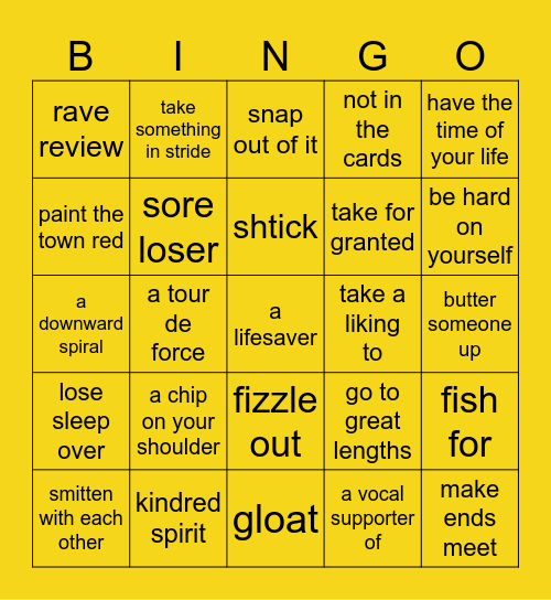 Evelyn Part 3 Bingo Card