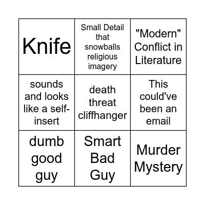 Vol 1 Chap 1 Bingo Card