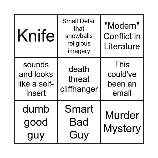 Vol 1 Chap 1 Bingo Card
