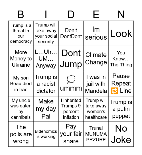 Untitlllll Bingo Card