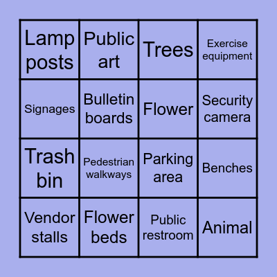 Image Bingo Card