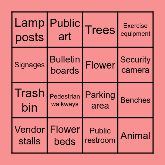 Image Bingo Card
