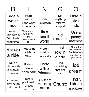 GP GRADNITE BINGO Card