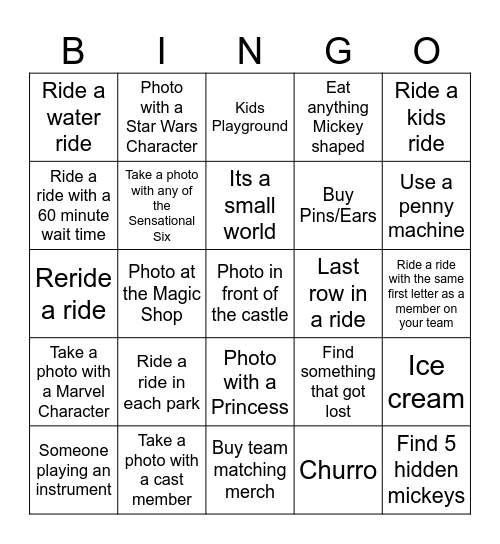 GP GRADNITE BINGO Card