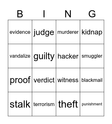 Untitled Bingob Bingo Card